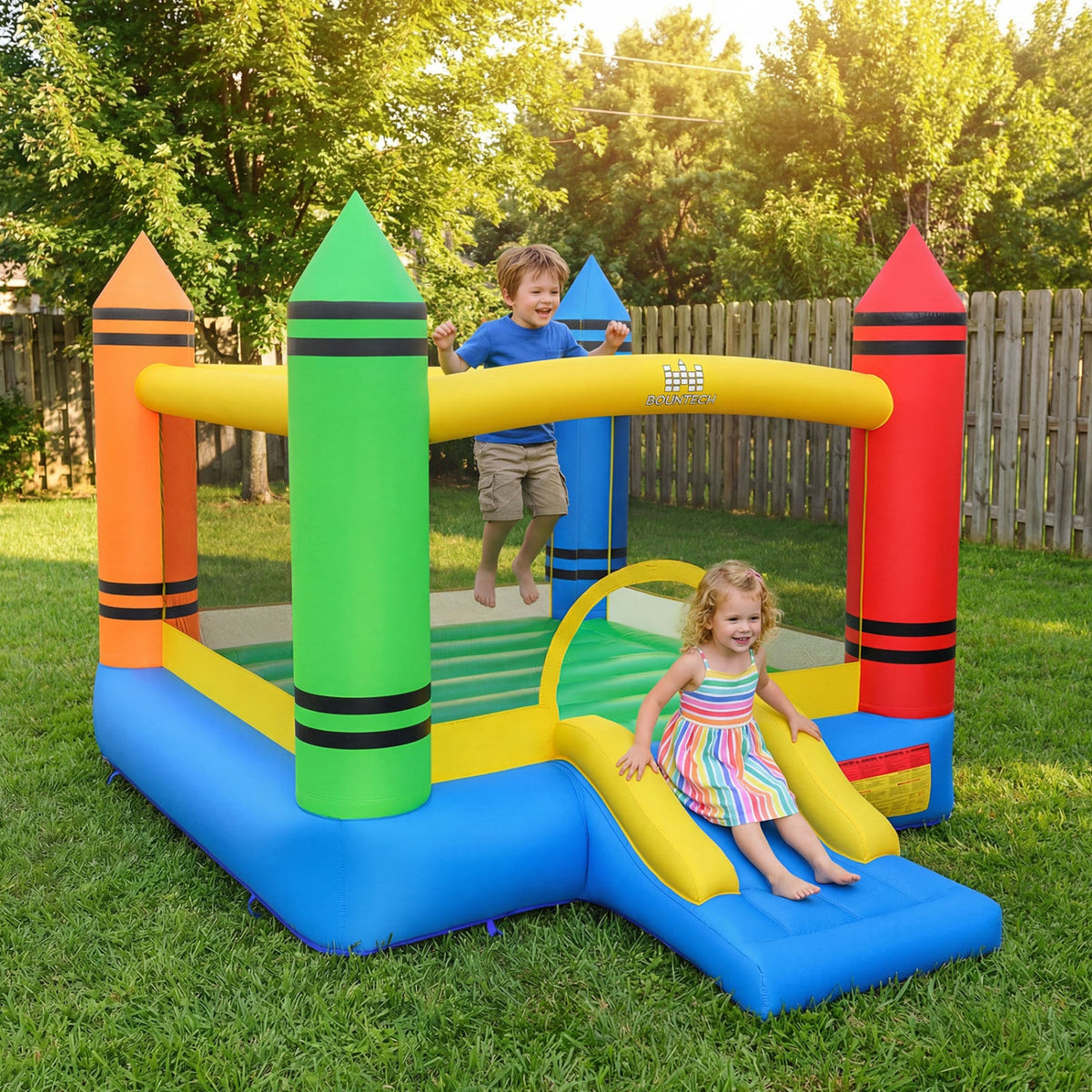 Inflatable Bounce House with Slide
