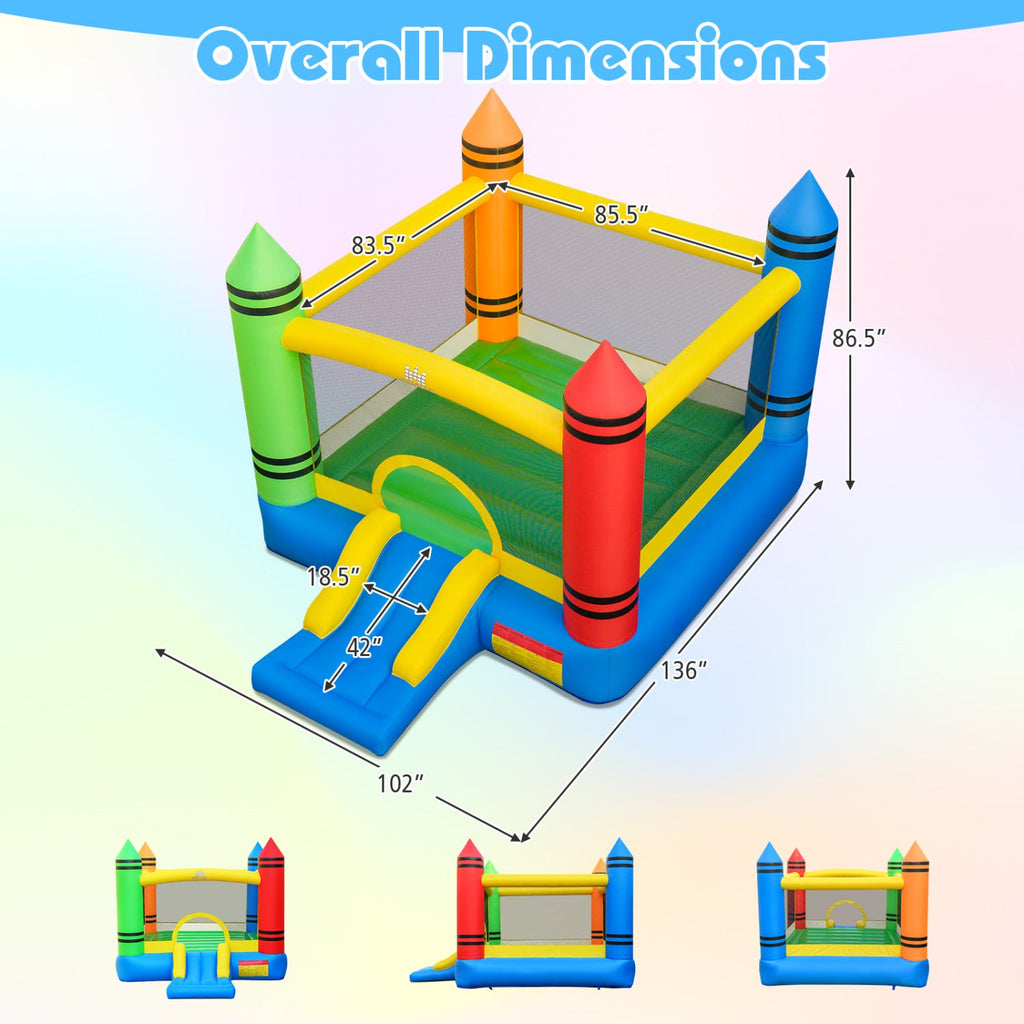 Inflatable Bounce House with Slide