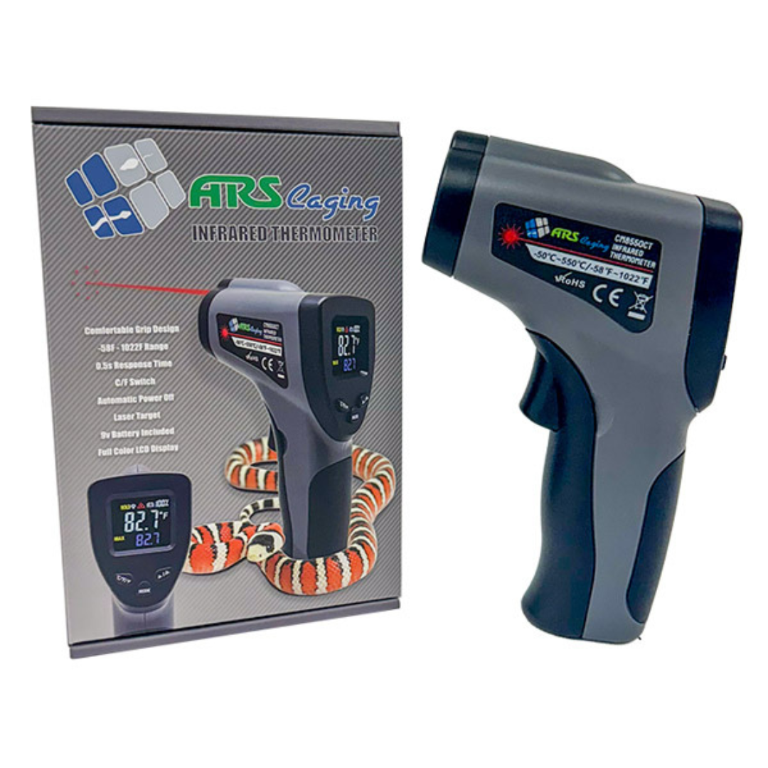 Infrared Laser Thermometer for Reptile Enclosures