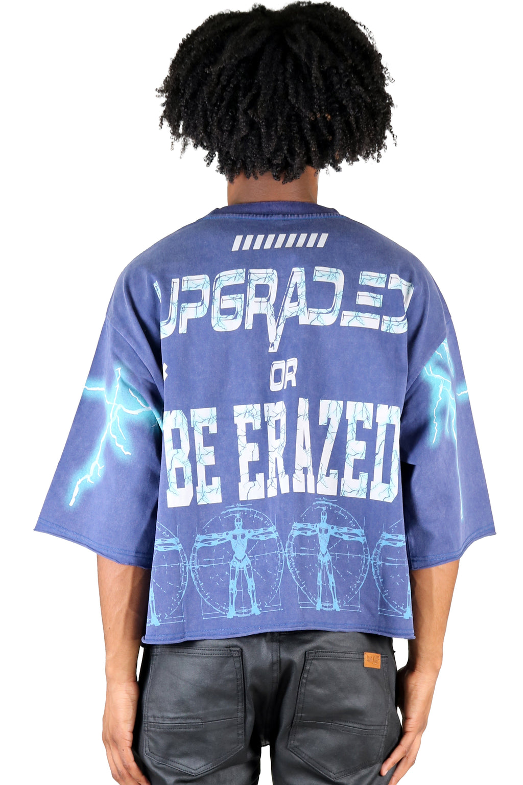 Basalt Washed S/N Jersey 3/4 Sleeve Crop Tee