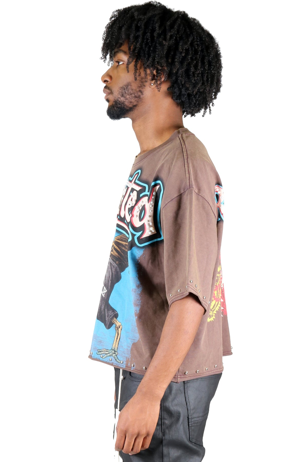 CENSIUS Elevated Rise & Rebel Washed Graphic Tee