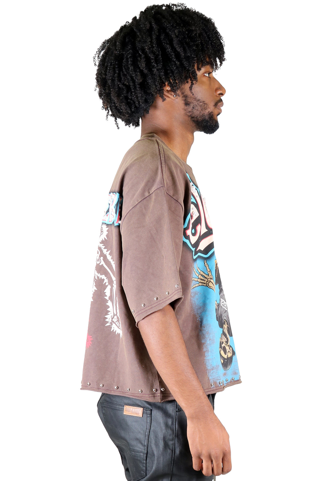 CENSIUS Elevated Rise & Rebel Washed Graphic Tee