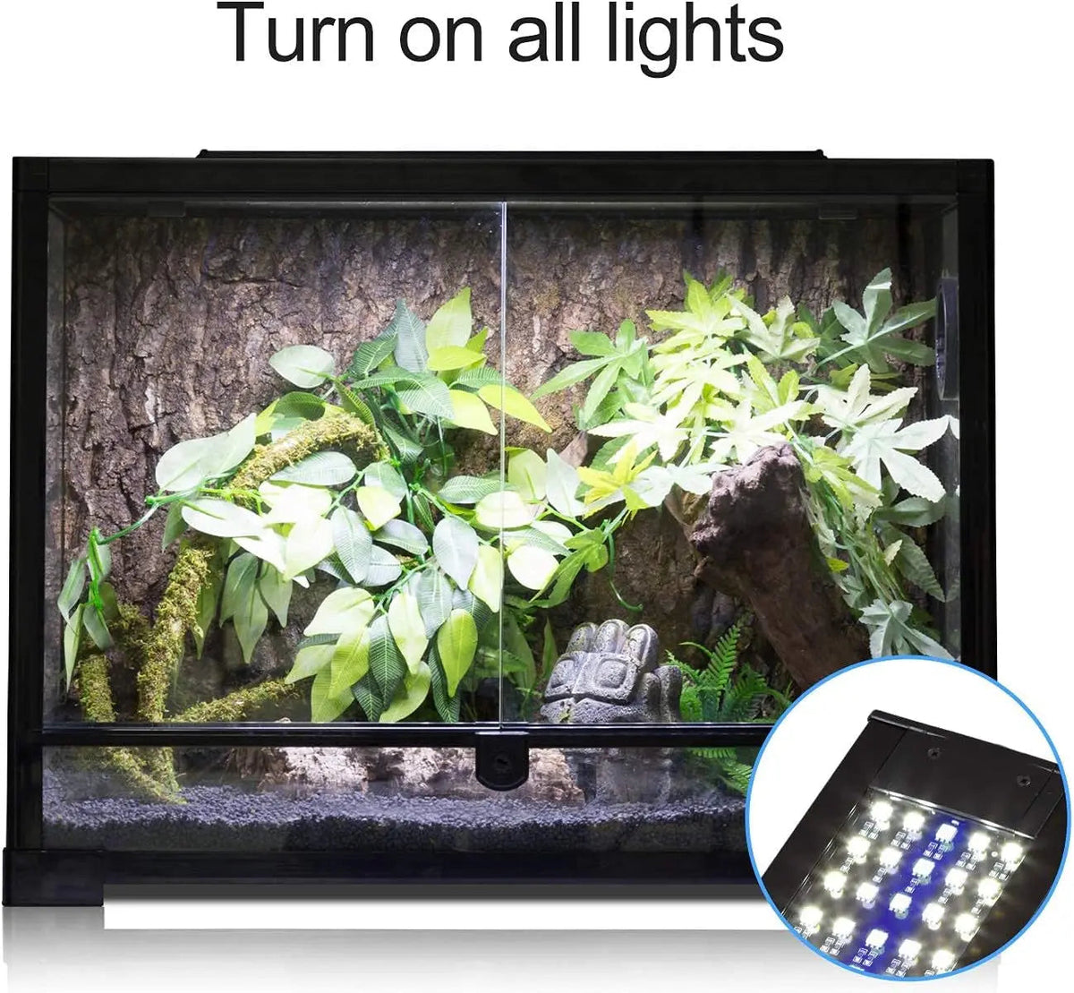 Ultra-Thin LED Terrarium Light
