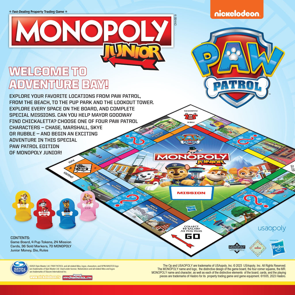 Monopoly Junior: PAW Patrol Edition