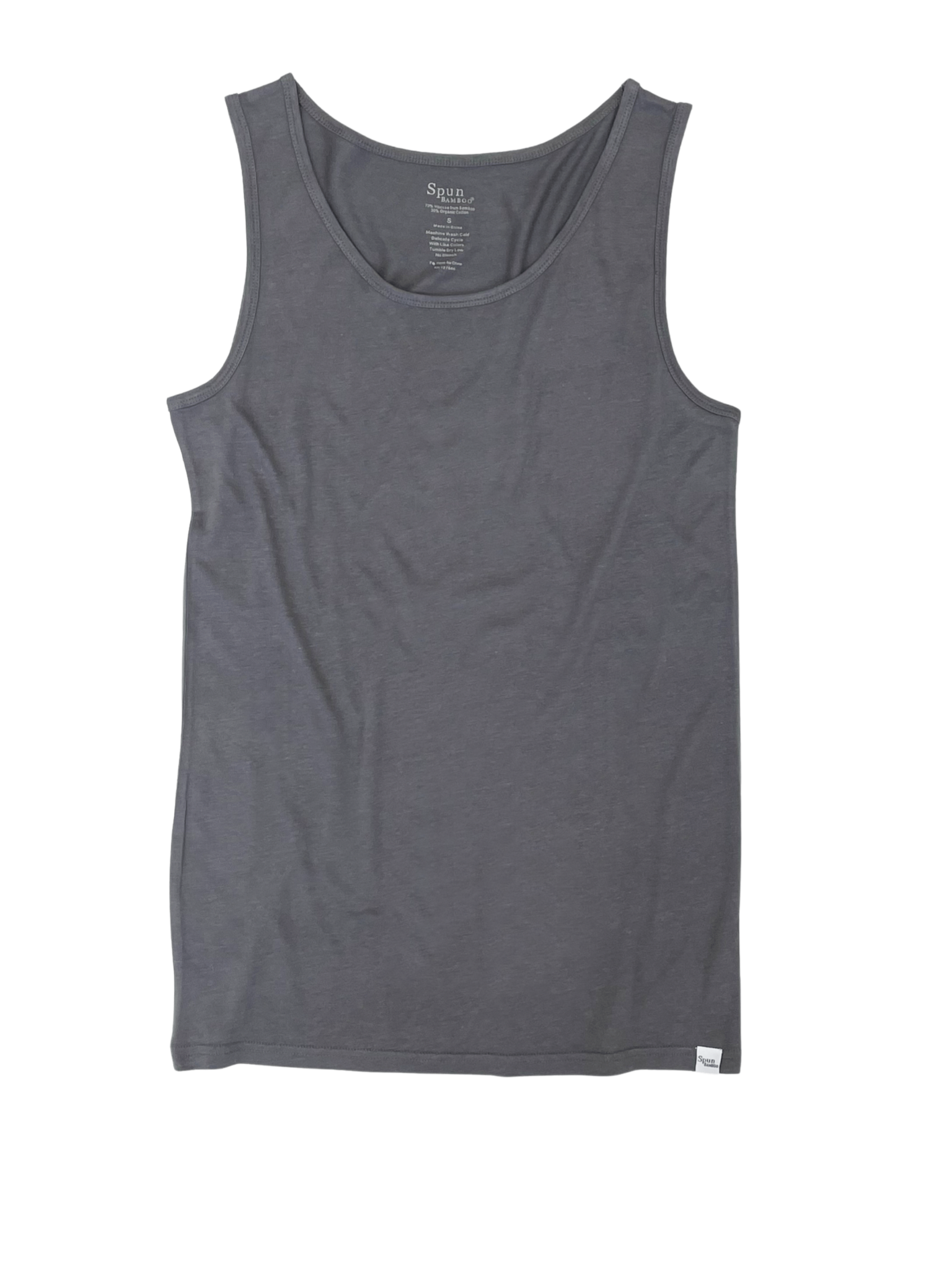 Spun Bamboo Men's Bamboo Viscose & Organic Cotton Tank Top