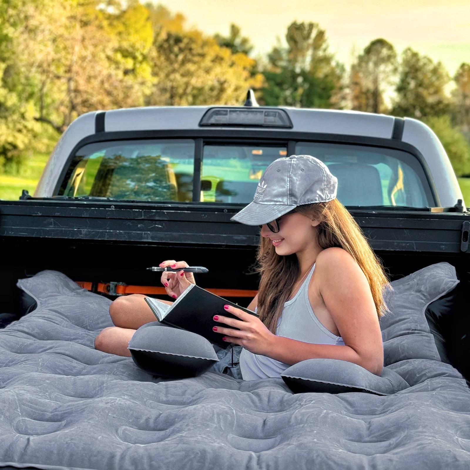 DikaSun 6.0–6.5 ft Full Size Pickup Truck Bed Air Mattress – Black