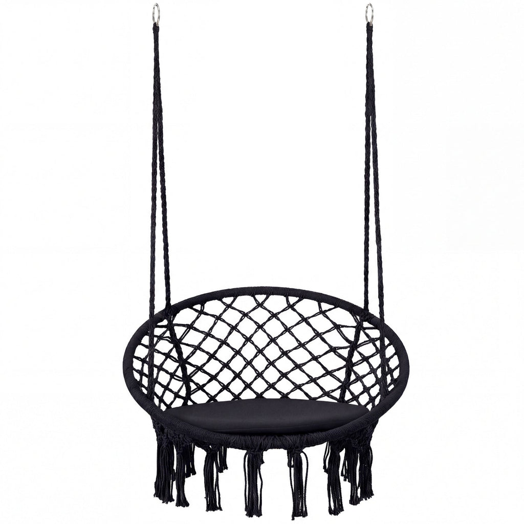 Round Macrame Hammock Swing Chair