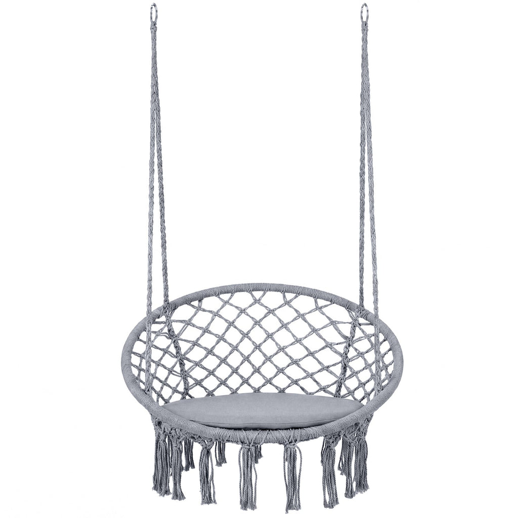 Round Macrame Hammock Swing Chair