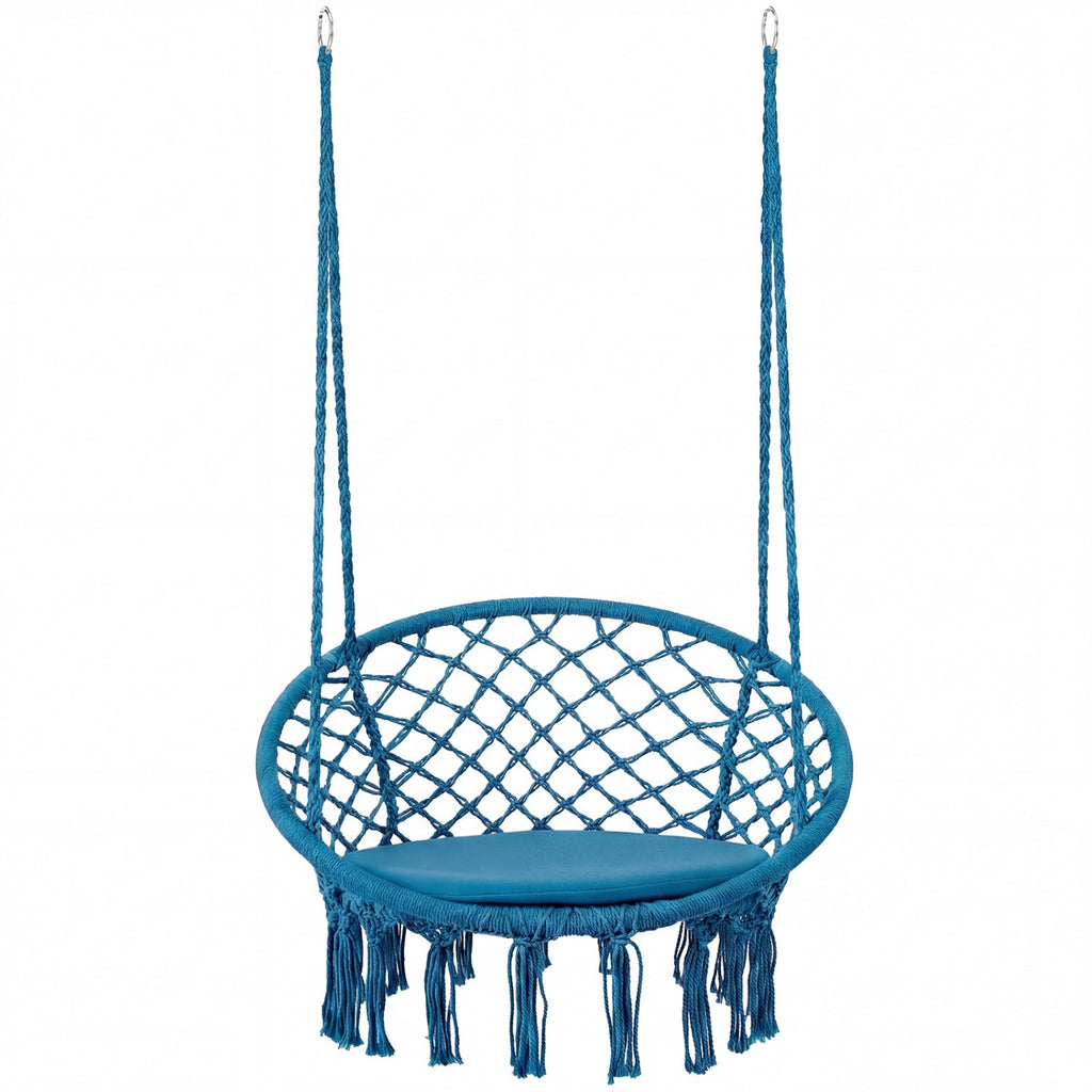 Round Macrame Hammock Swing Chair