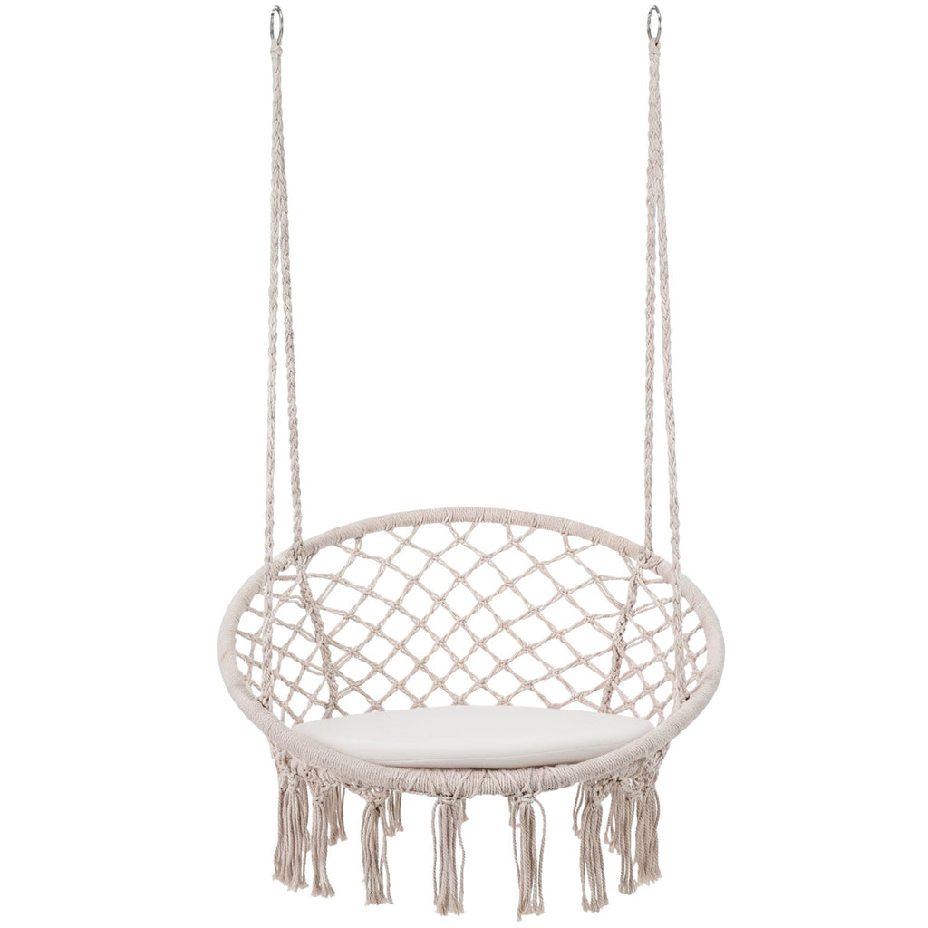 Round Macrame Hammock Swing Chair