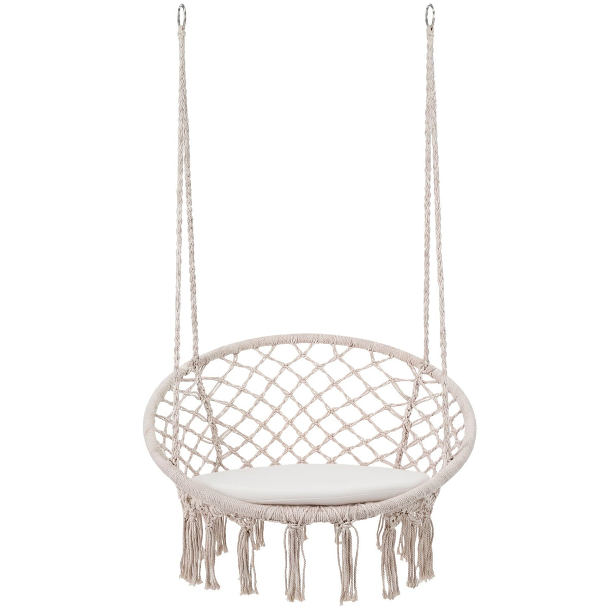 Round Macrame Hammock Swing Chair