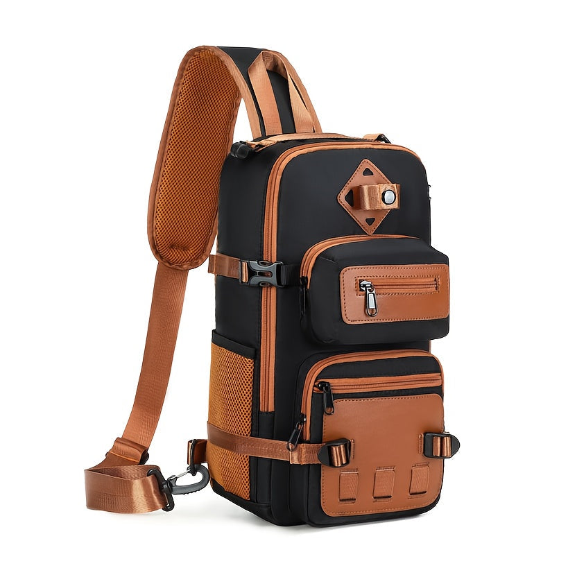 Anti-Theft Sling Bag – USB Charging Port, 90° Full-Open Main Compartment, Water-Resistant | Travel & Daily Carry