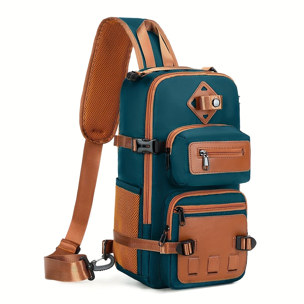 Anti-Theft Sling Bag – USB Charging Port, 90° Full-Open Main Compartment, Water-Resistant | Travel & Daily Carry