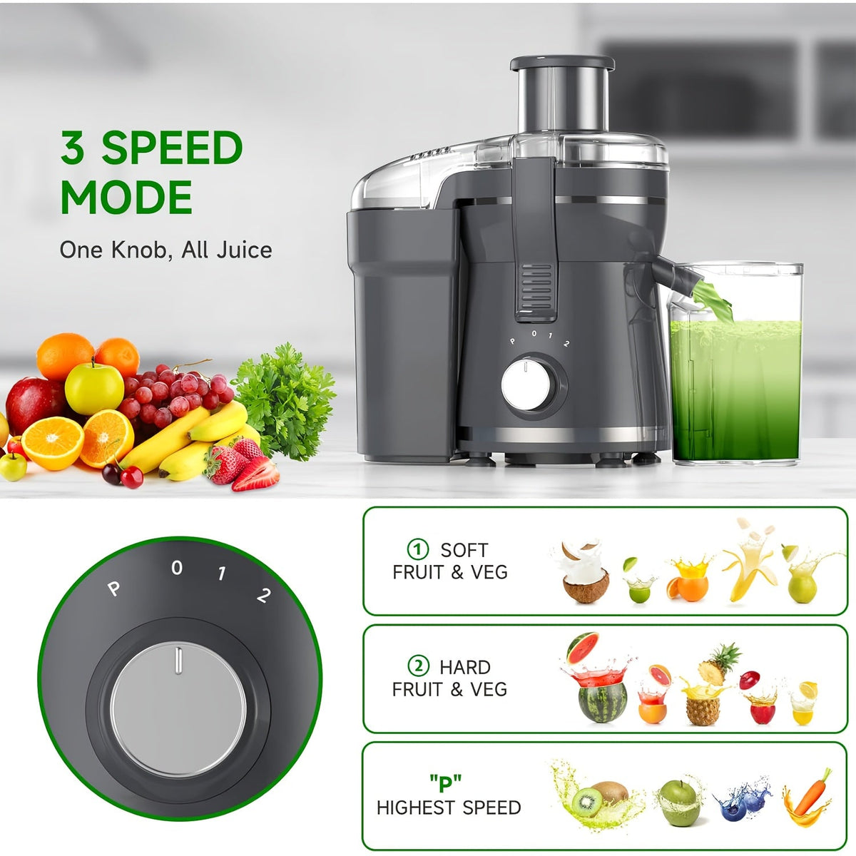 500W Centrifugal Juicer Machine