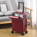 Hard Shell Carry-On Suitcase with Front Laptop Pocket, USB Port & TSA Lock – 20" 22" 24" 26"