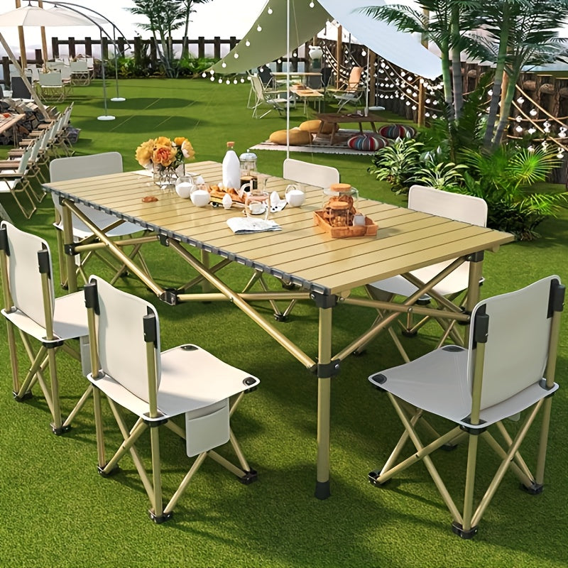Portable Foldable Camping Table for 4–6 People