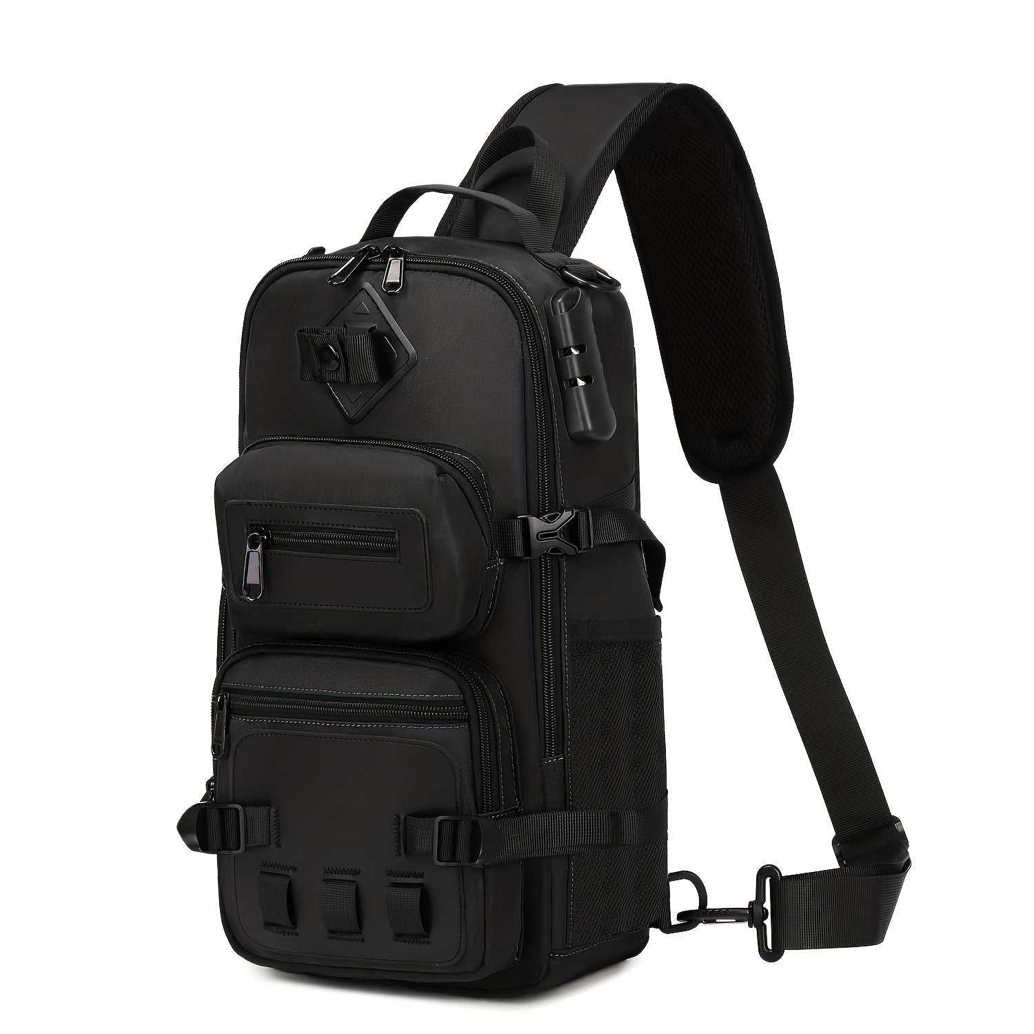 Anti-Theft Sling Bag – USB Charging Port, 90° Full-Open Main Compartment, Water-Resistant | Travel & Daily Carry