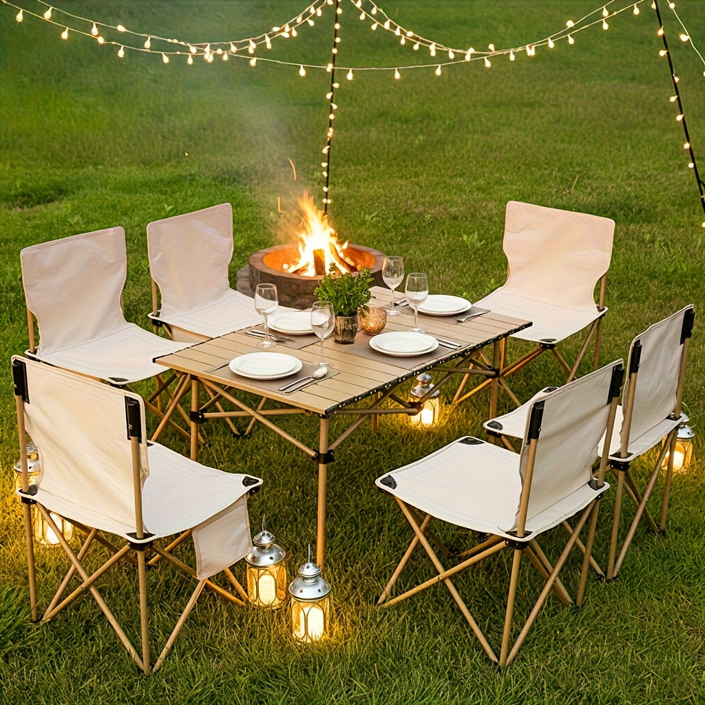 Portable Foldable Camping Table for 4–6 People