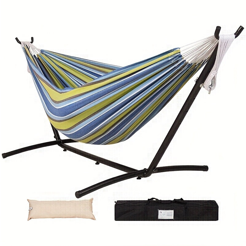 Heavy-Duty Double Hammock with Stand