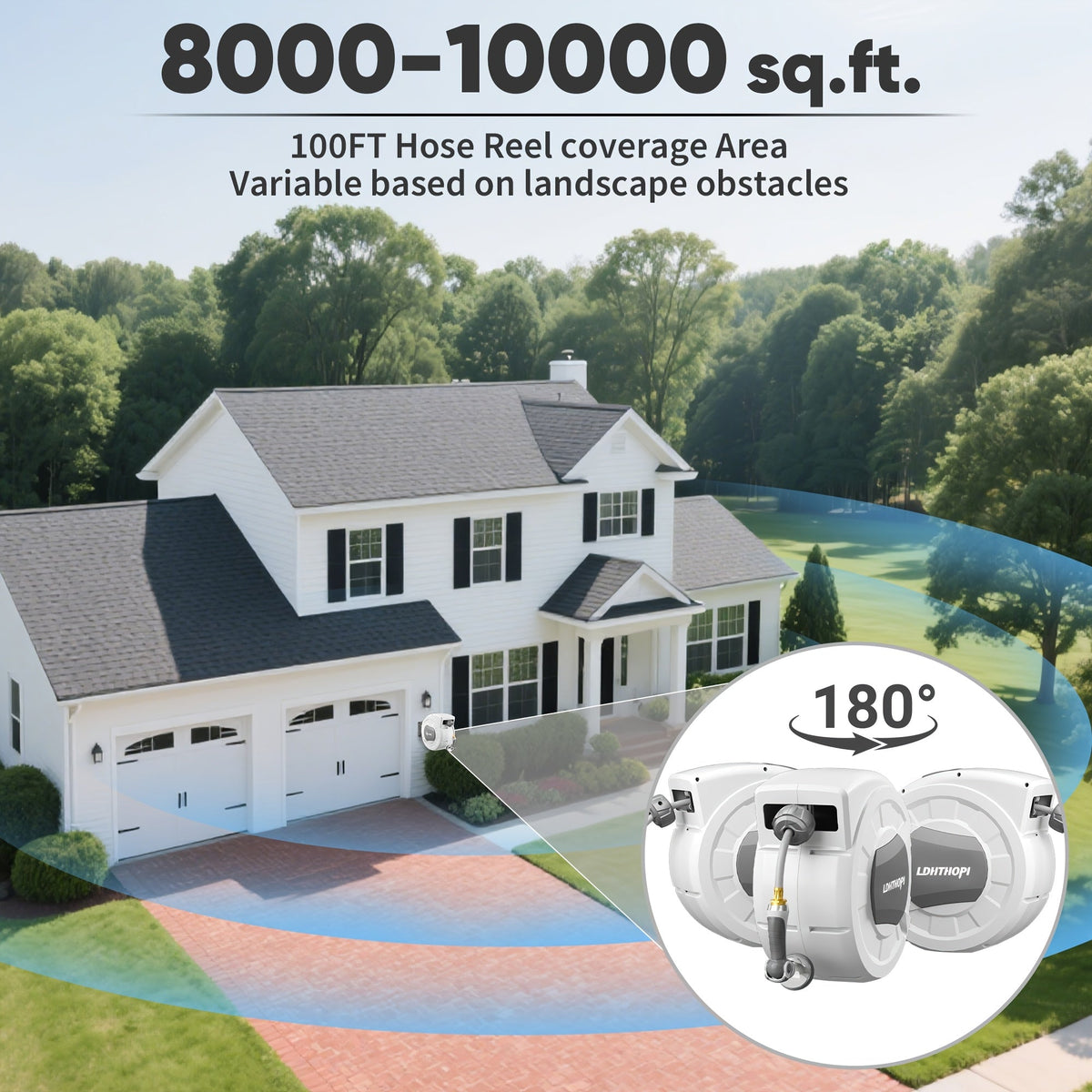 Retractable Garden Hose Reel