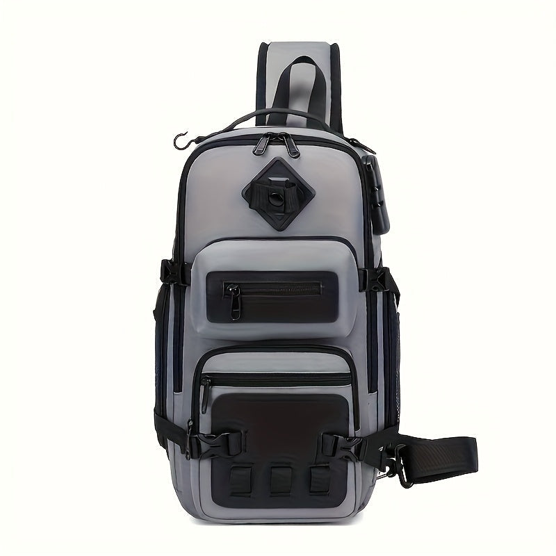 Anti-Theft Sling Bag – USB Charging Port, 90° Full-Open Main Compartment, Water-Resistant | Travel & Daily Carry