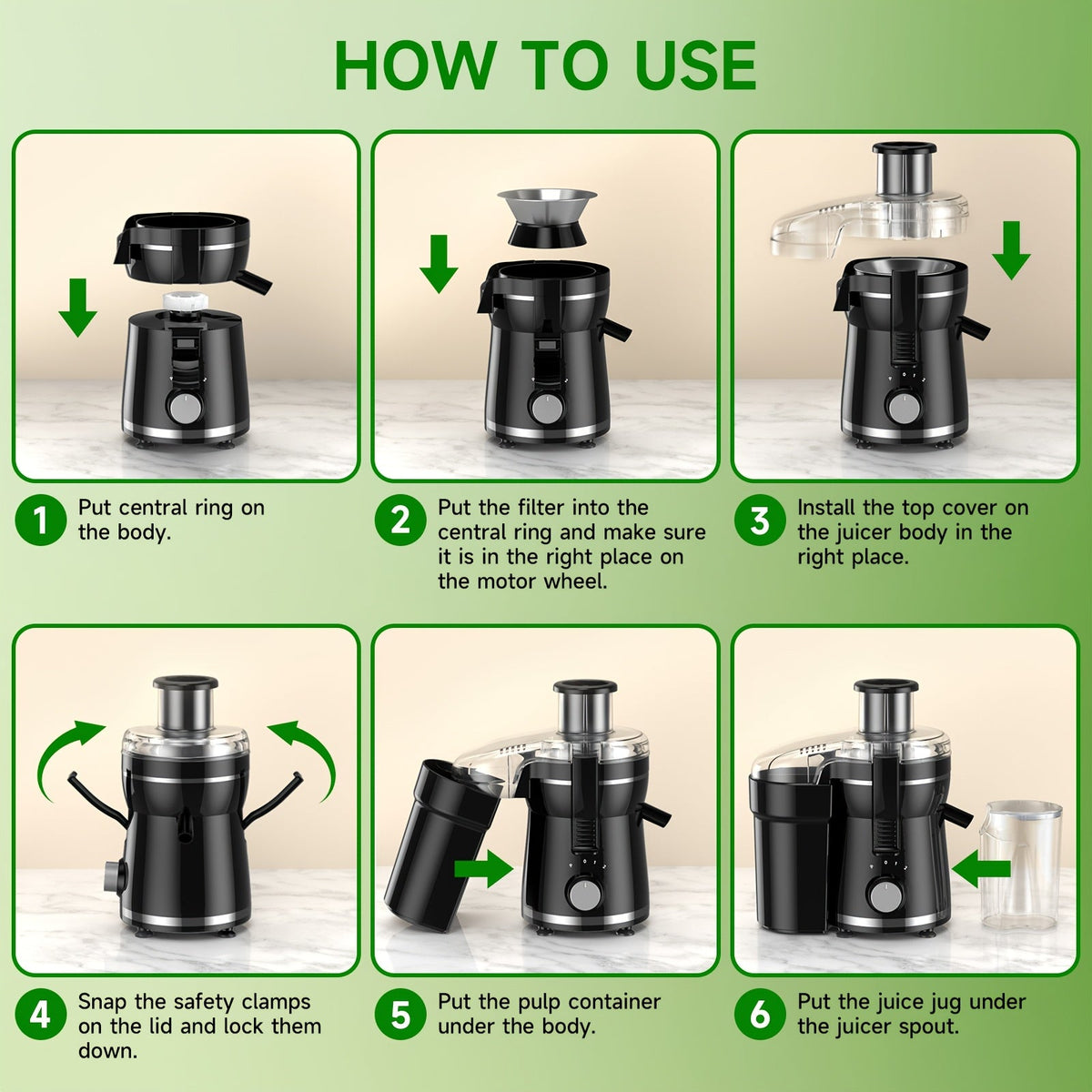 500W Centrifugal Juicer Machine