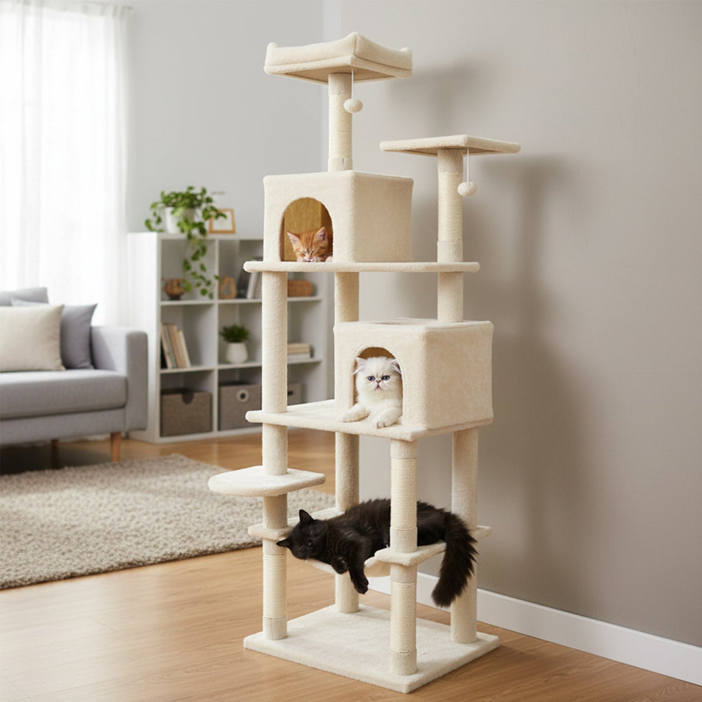 75" Multi-Level Cat Tree Tower