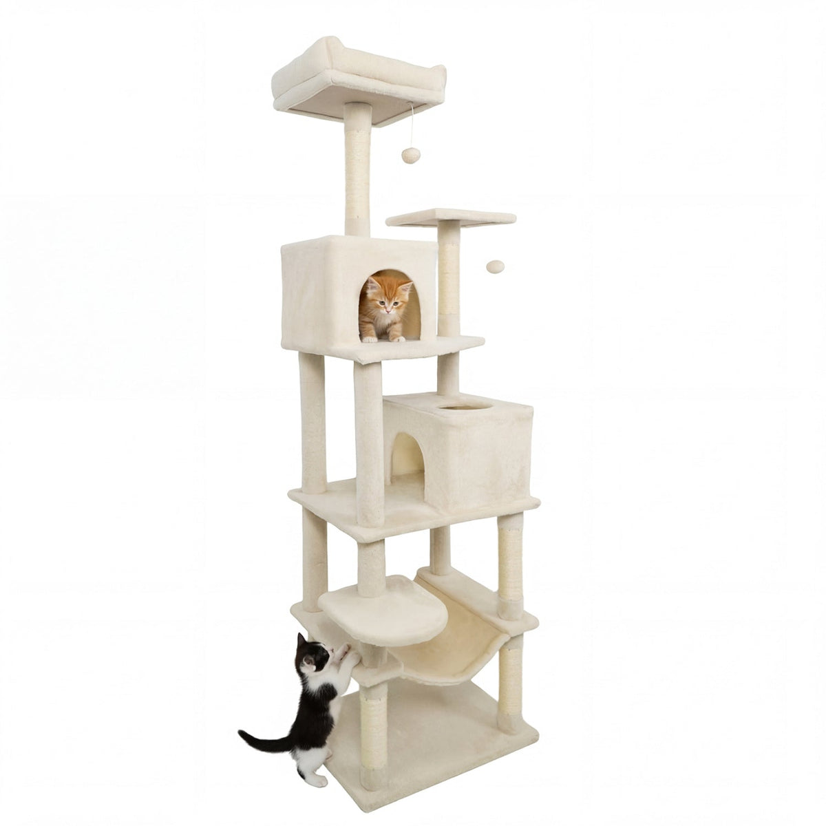 75" Multi-Level Cat Tree Tower