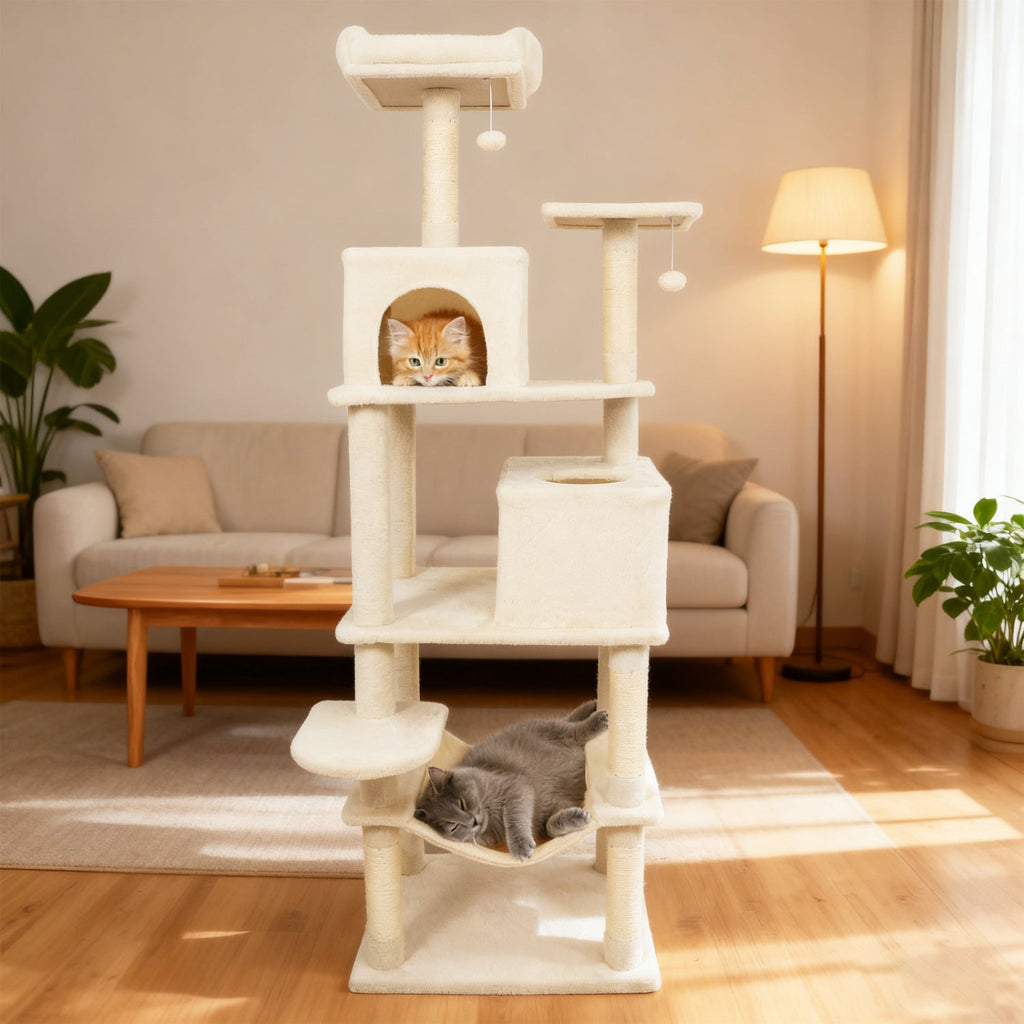 75" Multi-Level Cat Tree Tower