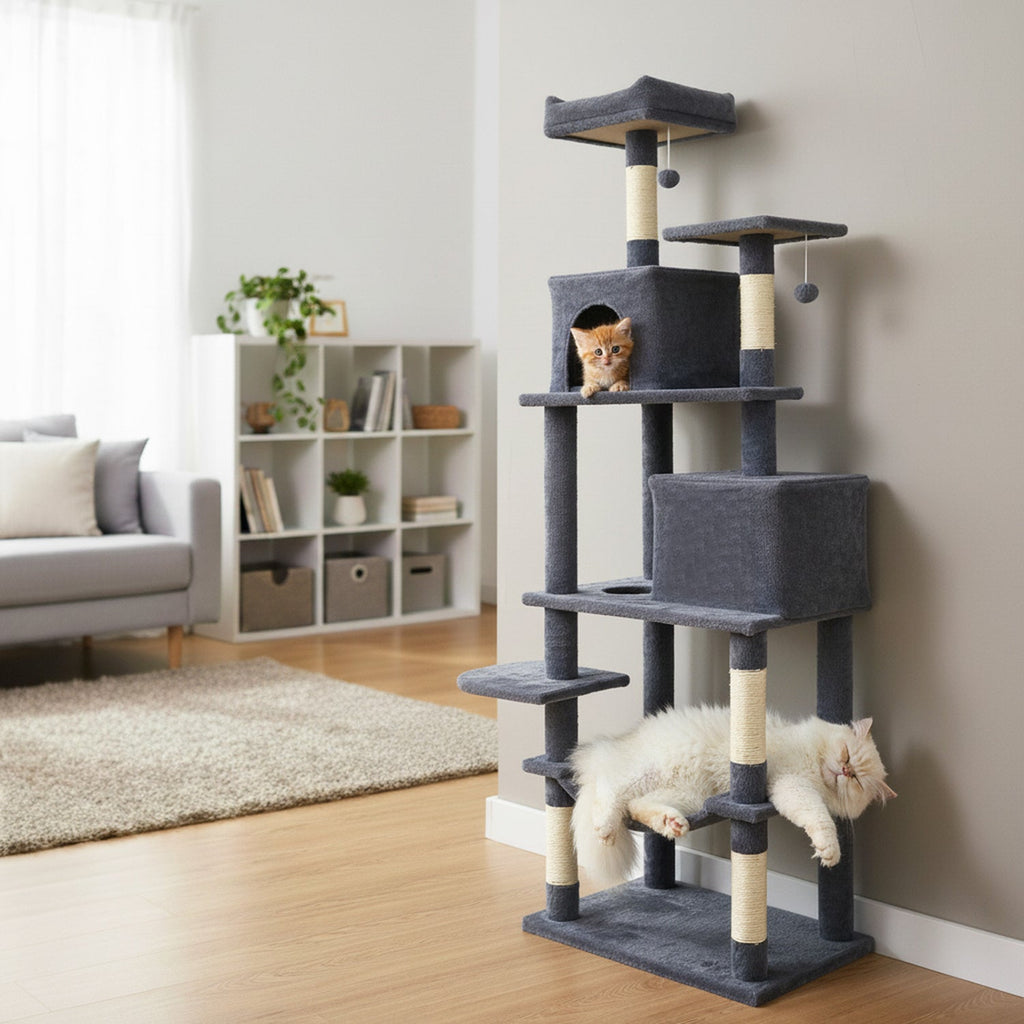 75" Multi-Level Cat Tree Tower