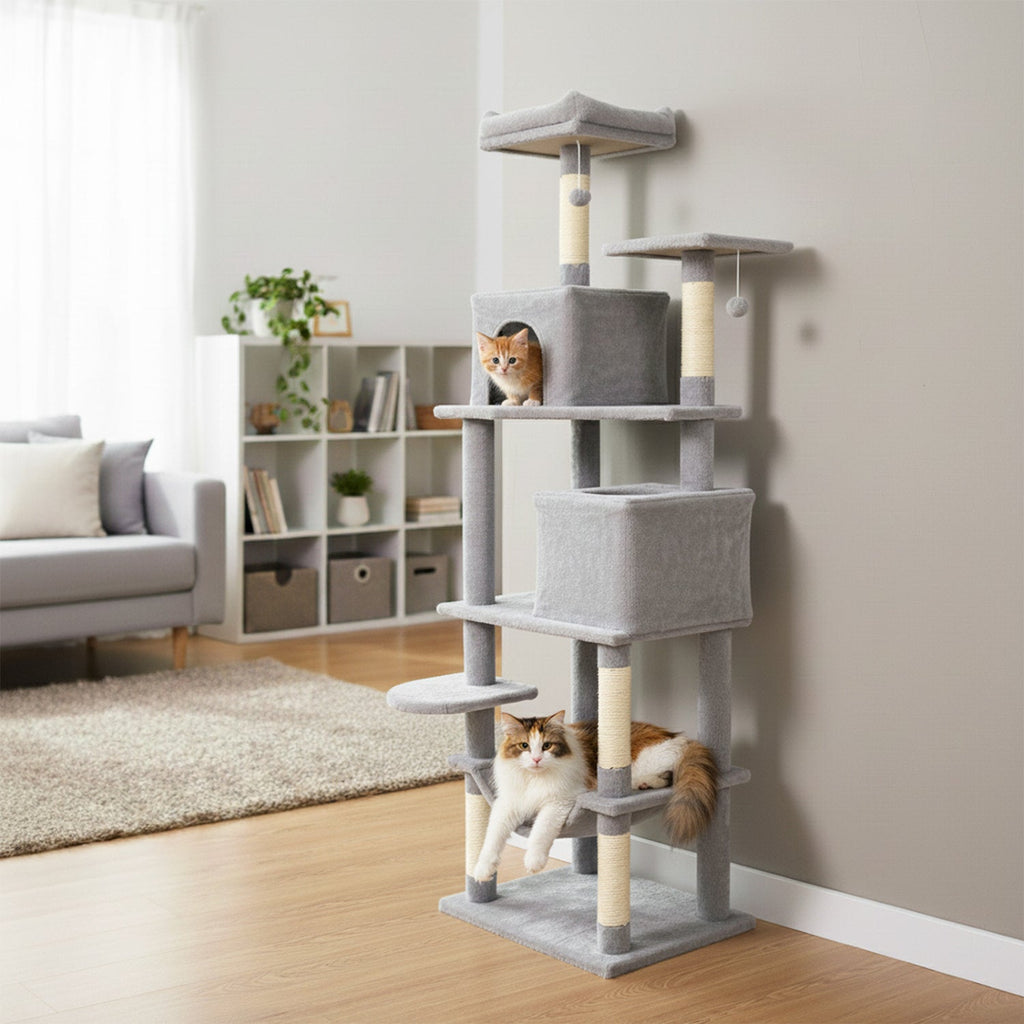 75" Multi-Level Cat Tree Tower