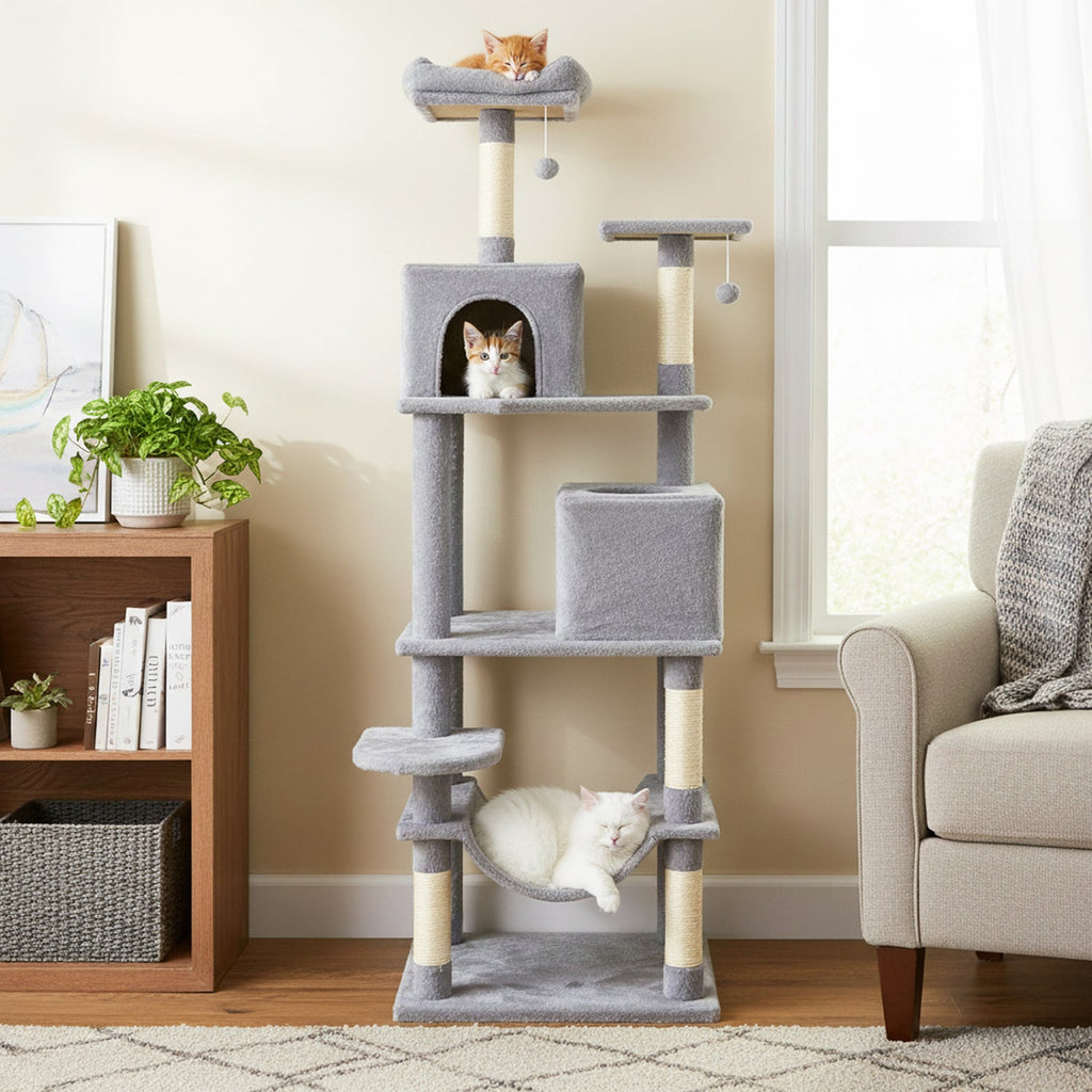 75" Multi-Level Cat Tree Tower