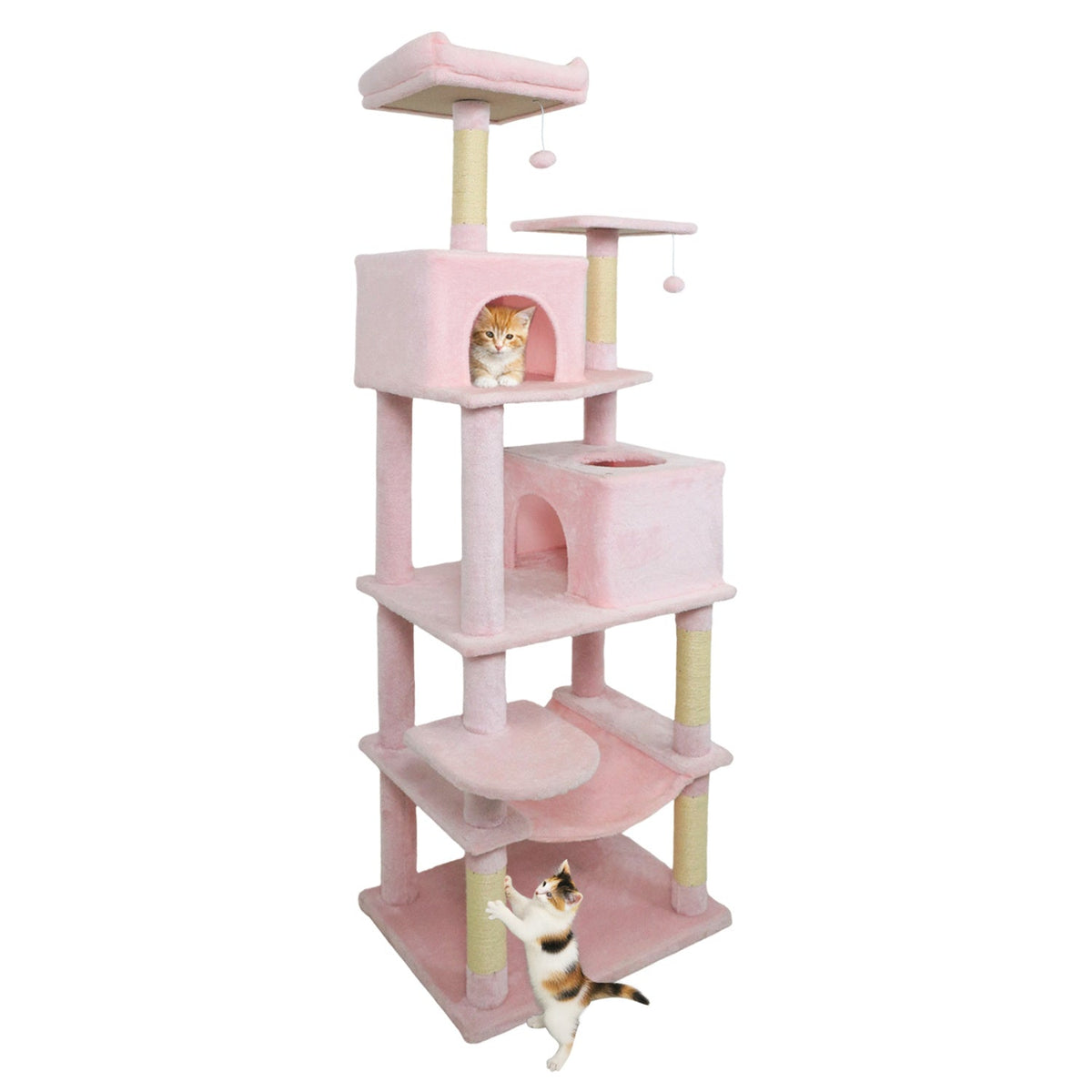 75" Multi-Level Cat Tree Tower