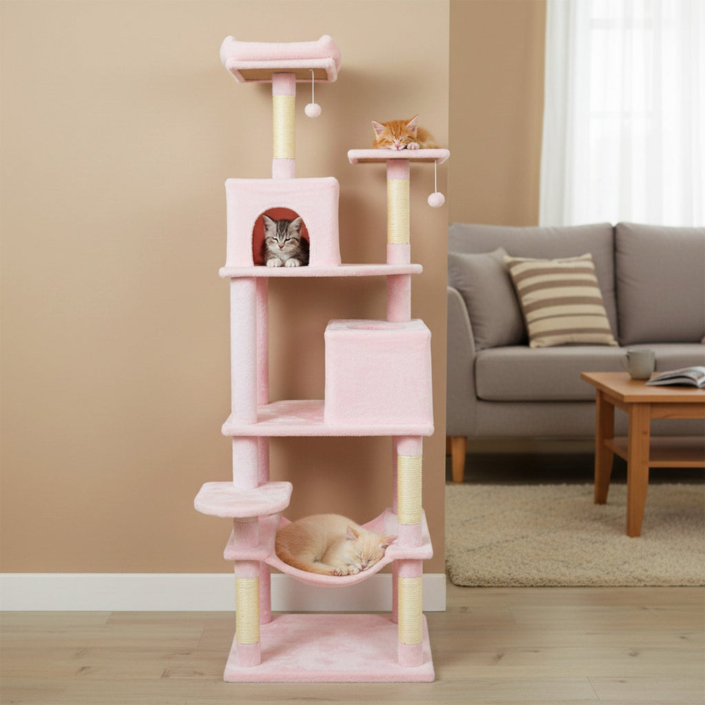 75" Multi-Level Cat Tree Tower