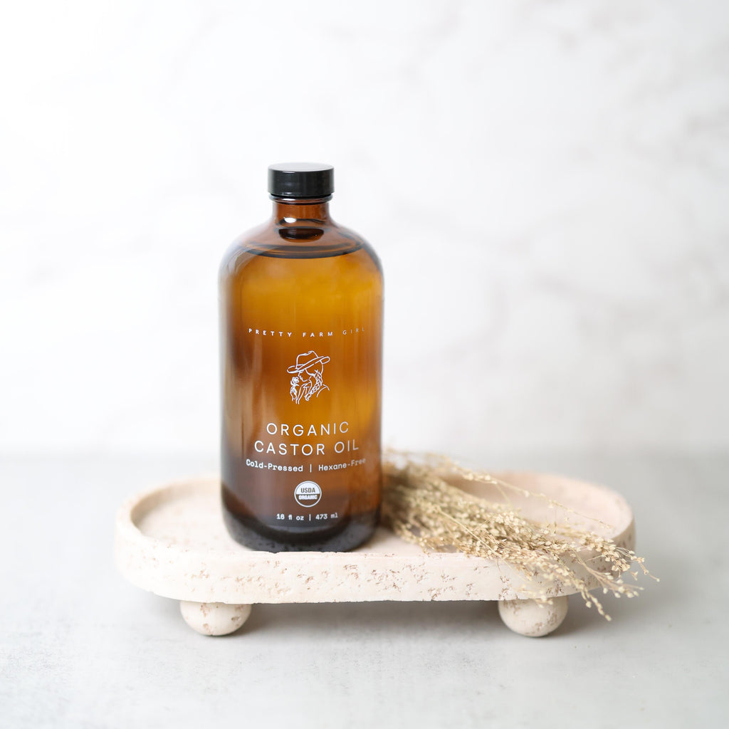 Organic Castor Oil – Cold Pressed, Hexane-Free | Hair, Skin & Lash Growth