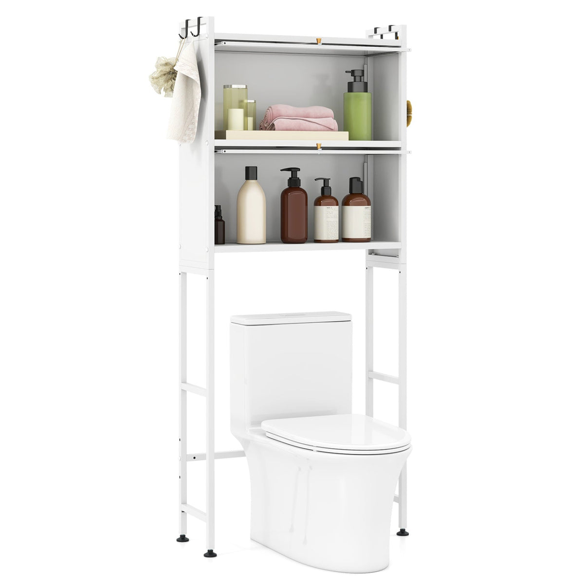 Over-the-Toilet Cabinet Organizer