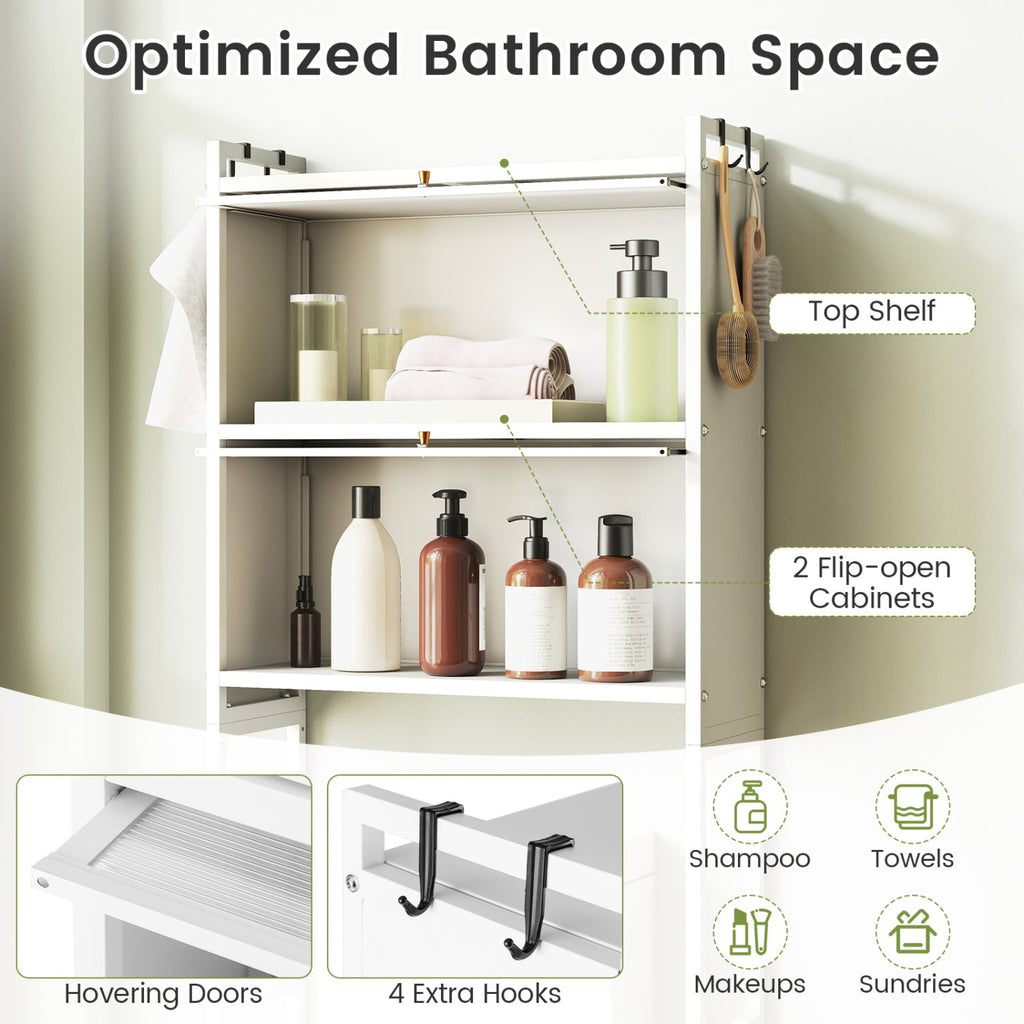 Over-the-Toilet Cabinet Organizer