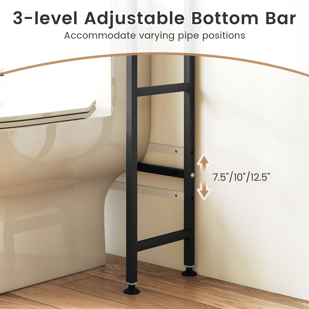 Over-the-Toilet Cabinet Organizer