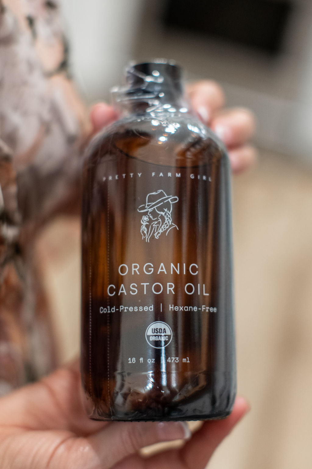 Organic Castor Oil – Cold Pressed, Hexane-Free | Hair, Skin & Lash Growth