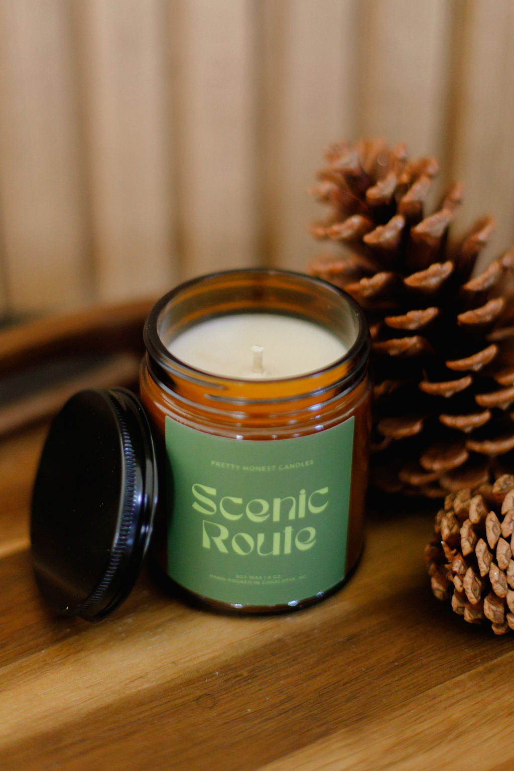 Scenic Route Soy Candle – Eucalyptus, Pine & Cedar