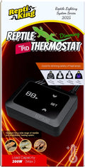 PID Dimming Reptile Thermostat – 200W Digital Heat Controller for Basking Lamps & Ceramic Emitters | 68–122°F