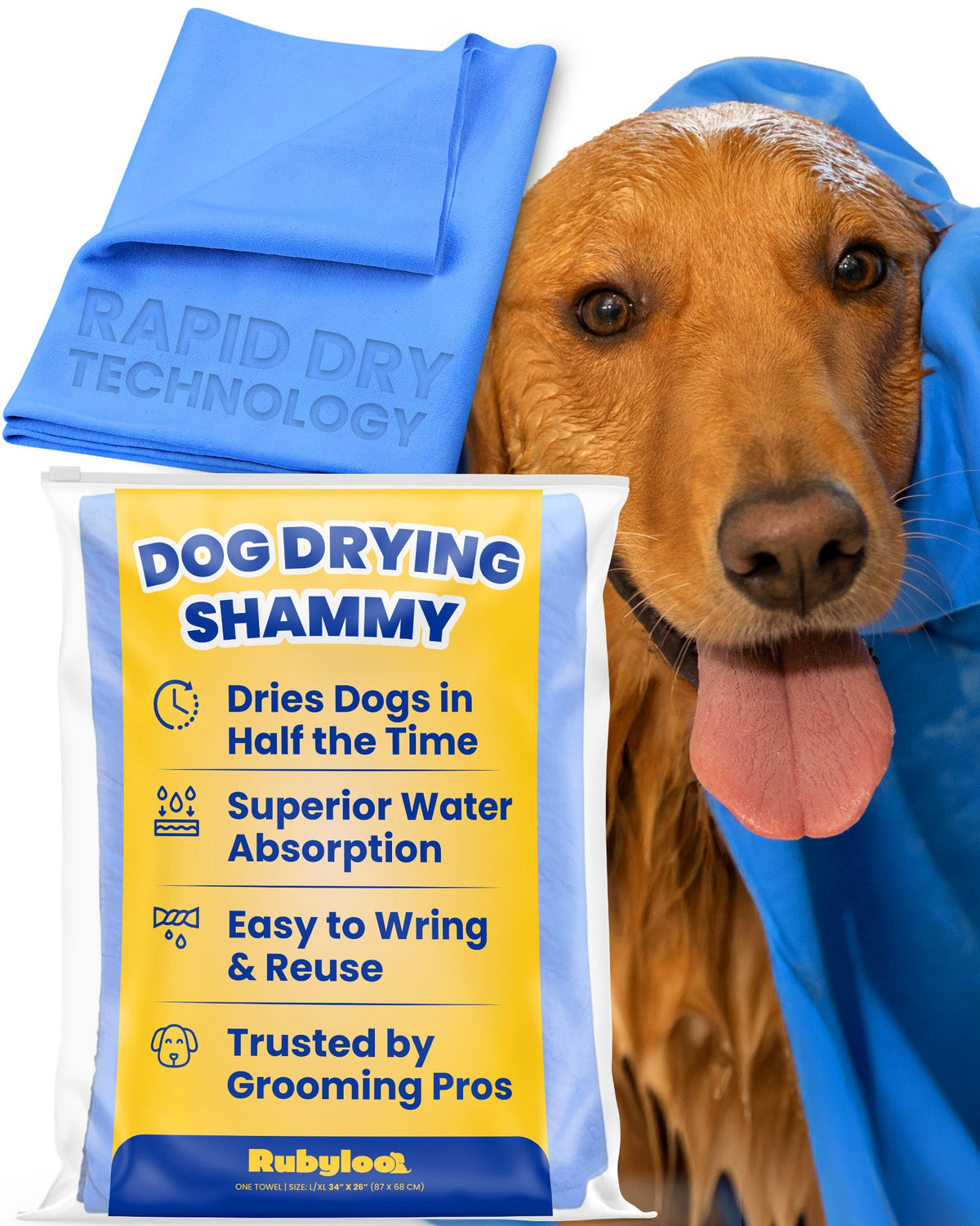 Rapid-Dry Dog Shammy Towel