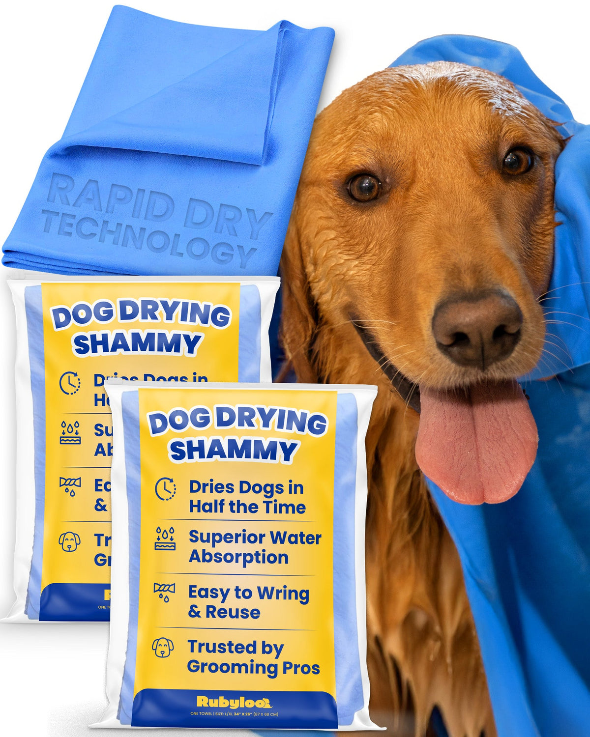 Rapid-Dry Dog Shammy Towel
