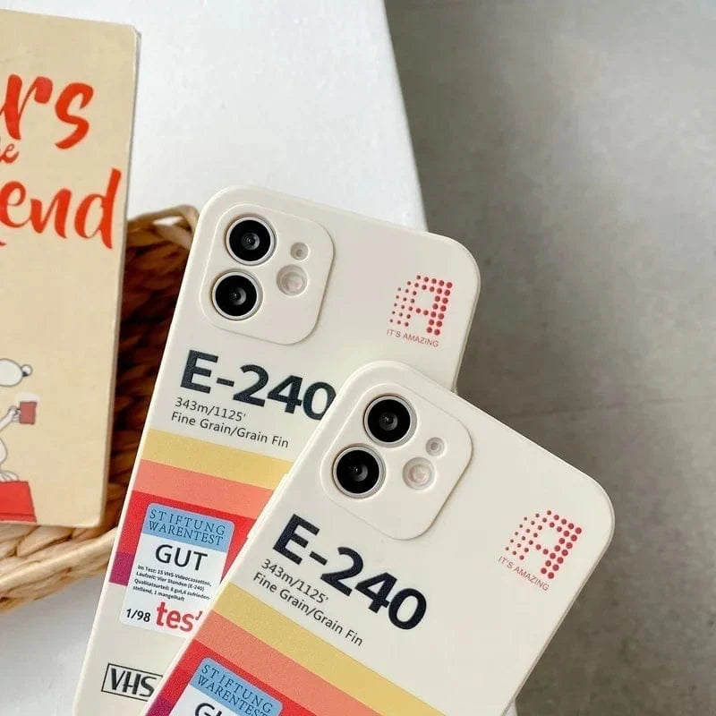Retro Vibes VHS Label iPhone Case
