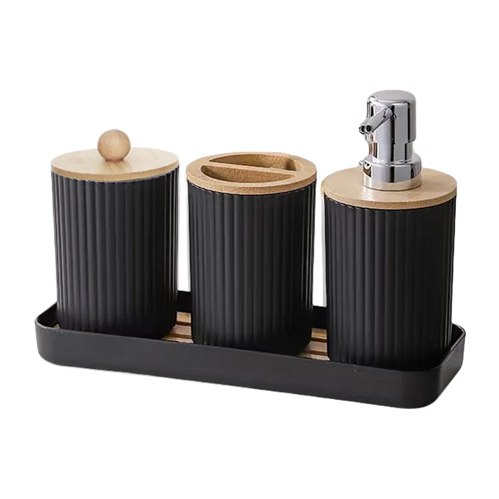 Bathroom Vanity Accessories Set with Tray