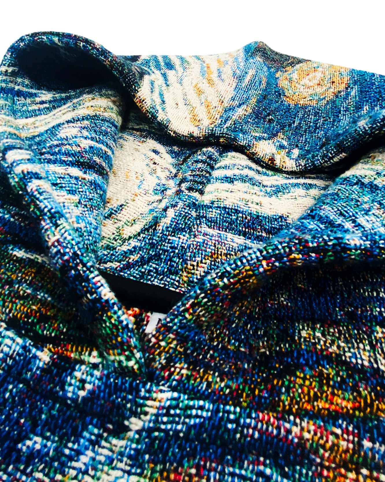 Starry Night Hoodie — Handmade Heavyweight Knit Cotton, New York