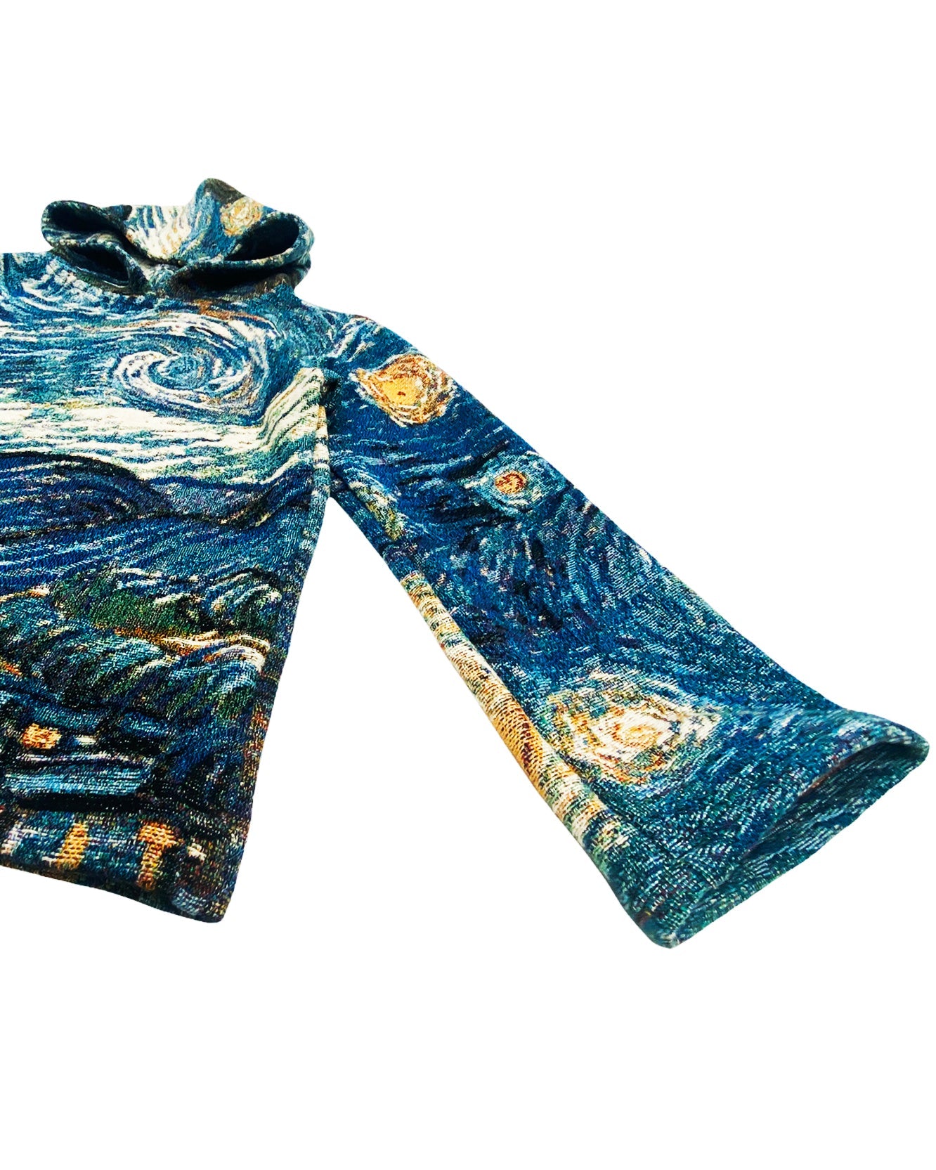 Starry Night Hoodie — Handmade Heavyweight Knit Cotton, New York