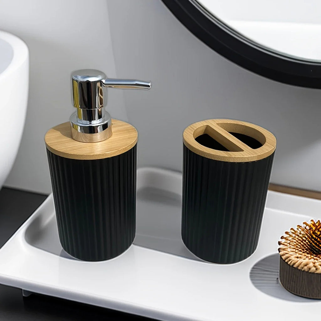 Bathroom Vanity Accessories Set with Tray