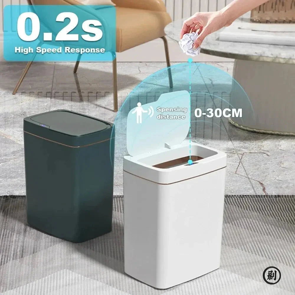 Touchless Smart Sensor Trash Can