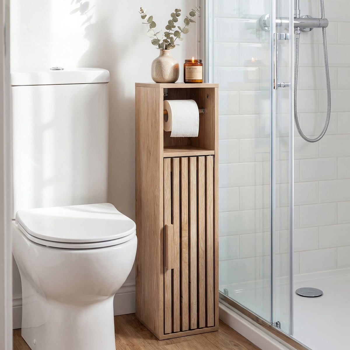 Slim Freestanding Bathroom Cabinet